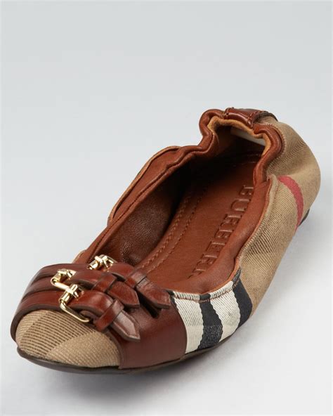 burberry flats women's.